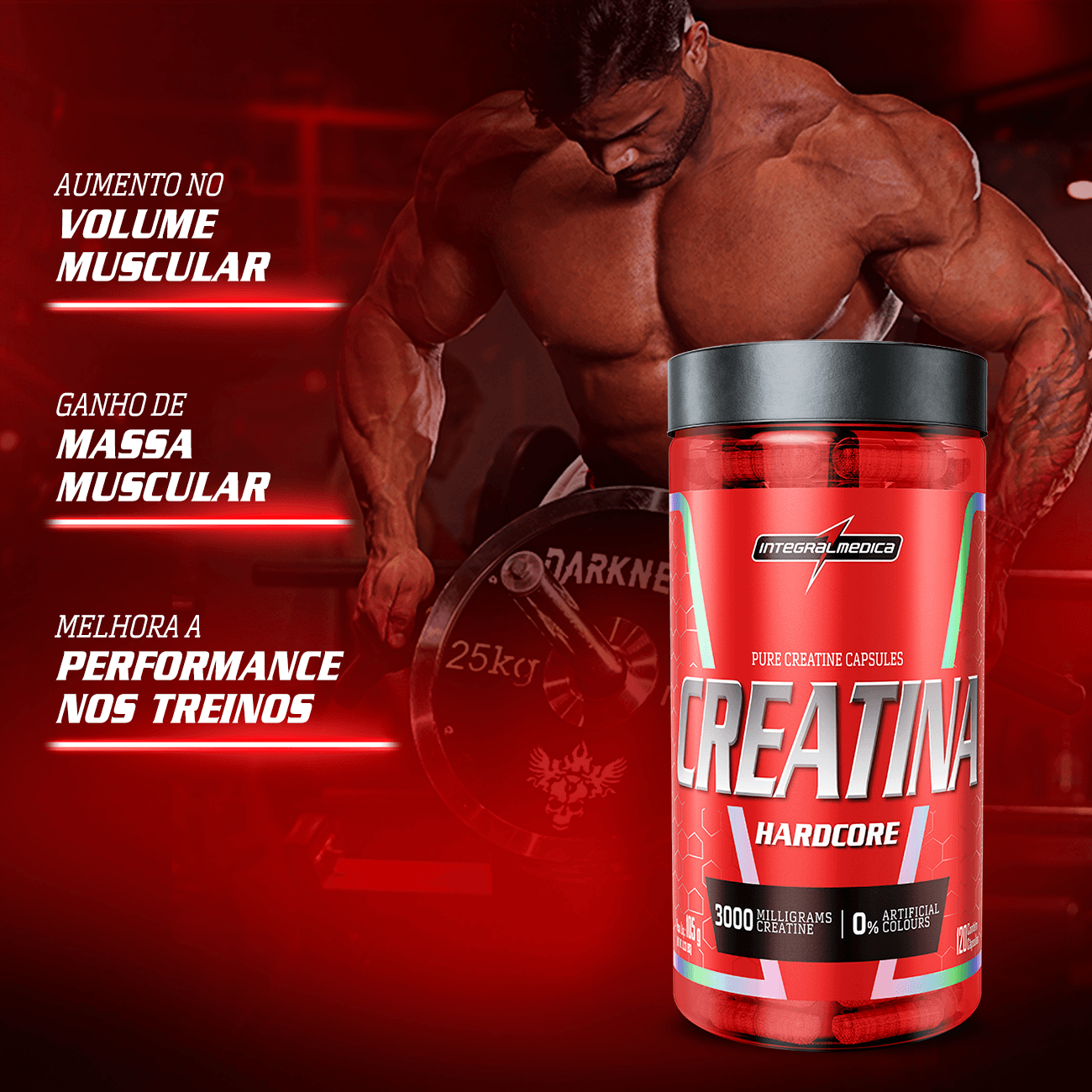 Creatina 120 Caps Integralmedica