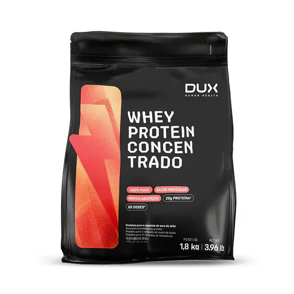 Combo Whey Protein Concentrado Cookies 1800kg Dux Nutrition + Creatina 300g + (Coqueteleira de Brinde)