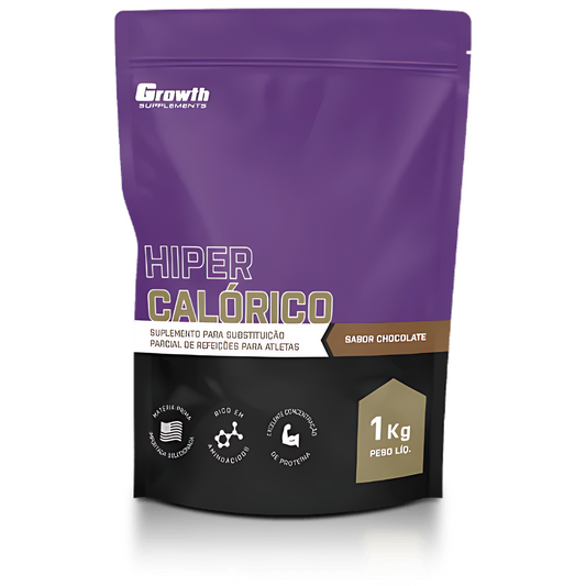 (TOP) HIPERCALĆRICO (SABOR CHOCOLATE) (1KG) - GROWTH SUPPLEMENTS