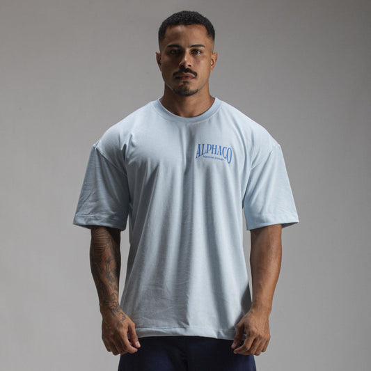 Camiseta Oversized Classic Azul Celeste