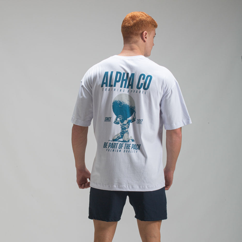 Camiseta Oversized Power Branco