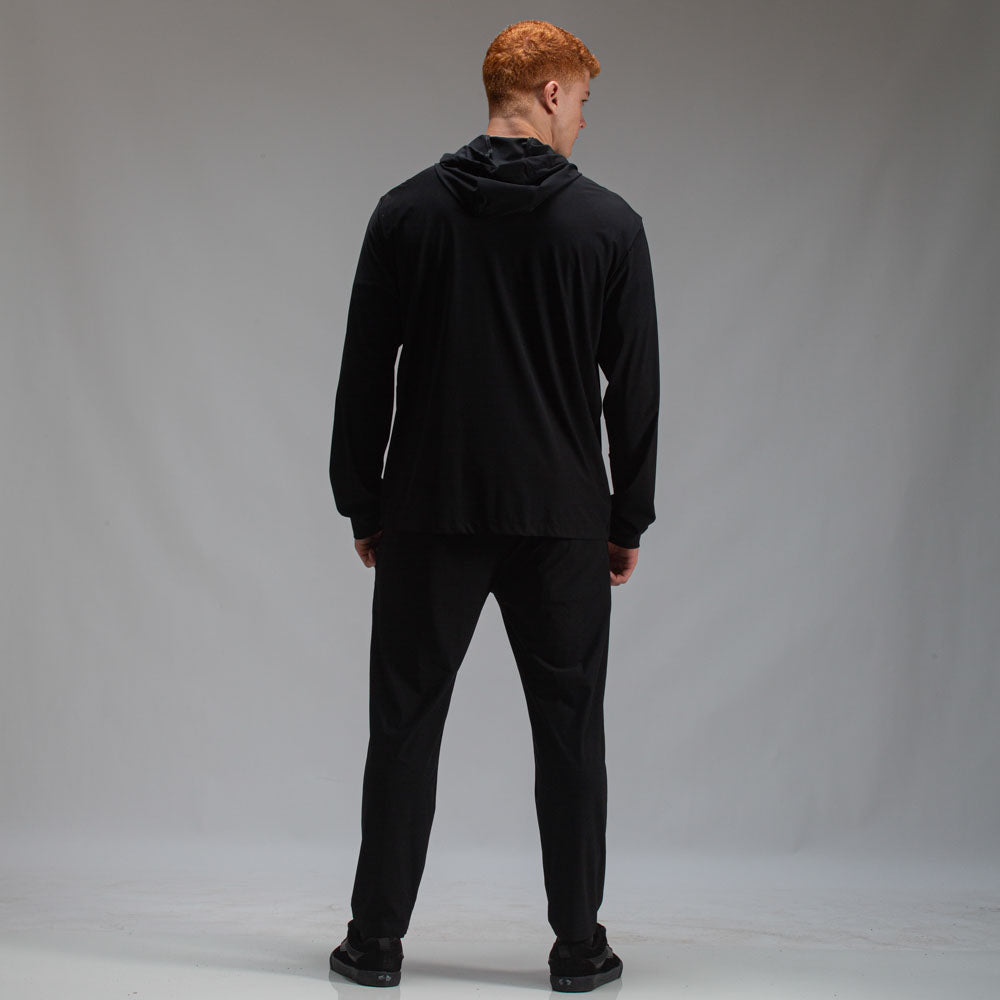 Corta Vento Com Capuz Aspect Preto