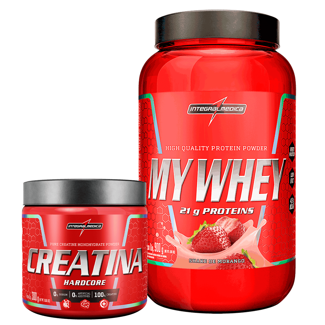 Promopack My Whey Chocolate 900g + Creatina 100% Pura 300g