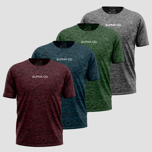 Kit 4 Camisetas Dry Masculina - Alpha Co