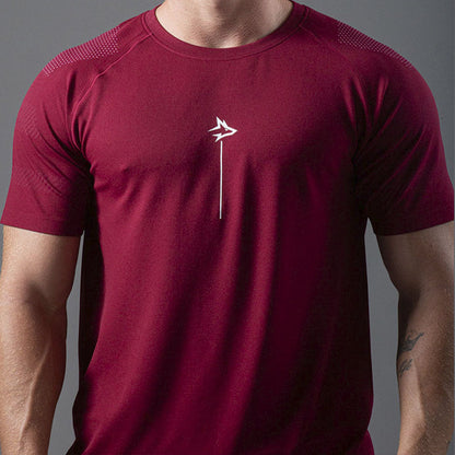 Camiseta Apex Dry Line Lupus Vinho - Sem Costura