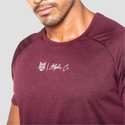 Camiseta Dry Fit New Elite Mescla Vinho