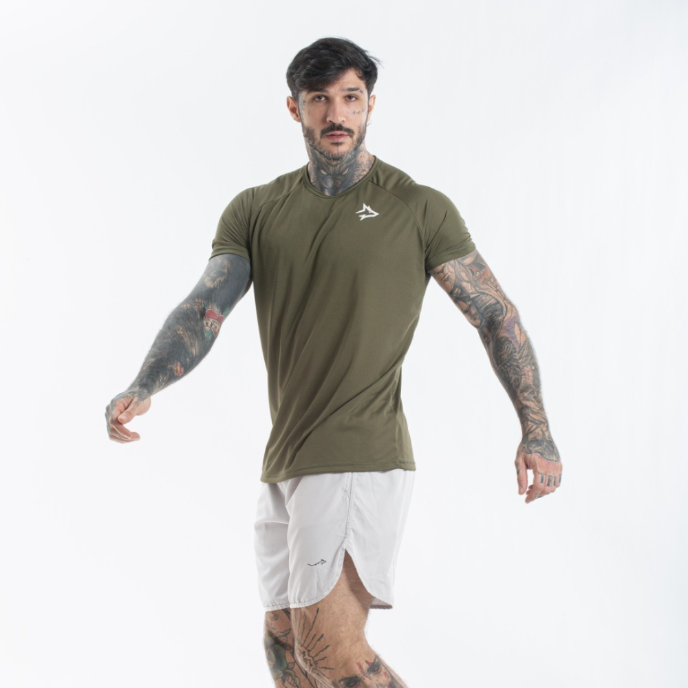 Camiseta Dry Fit New Lupus Verde Uva