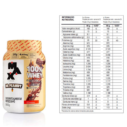 100% Whey 900g Dr Peanut