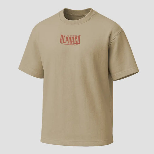 Camiseta Oversized Solid Areia
