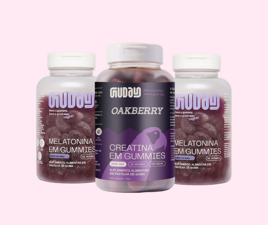 Compre 2 Melatonina  e Leve 1 Creatina de Oakberry (Açaí)