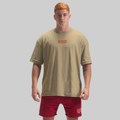 Camiseta Oversized Solid Areia