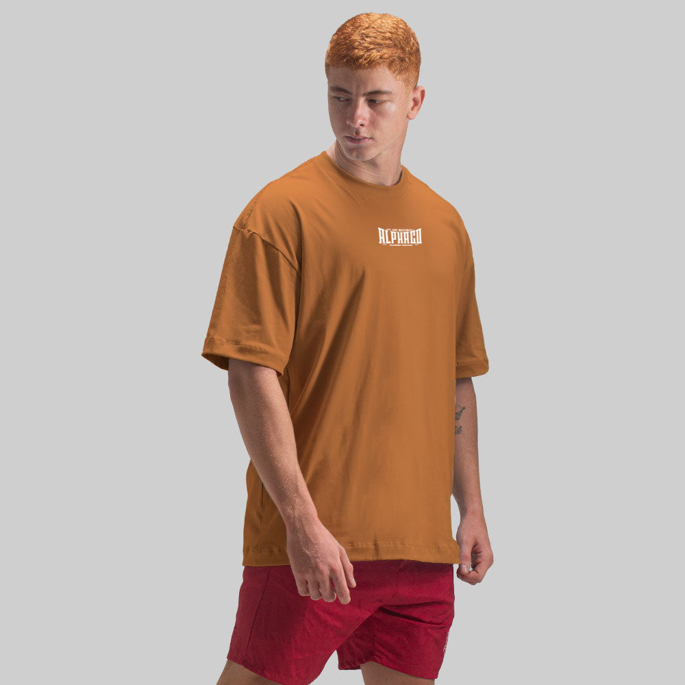 Camiseta Oversized Solid Cappuccino