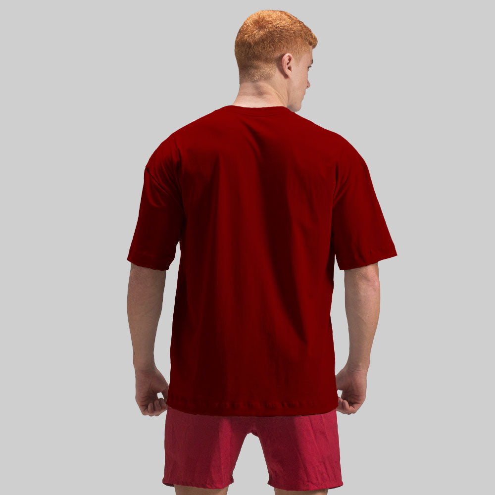 Camiseta Oversized Classic Carmim