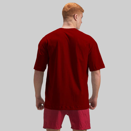 Camiseta Oversized Classic Carmim