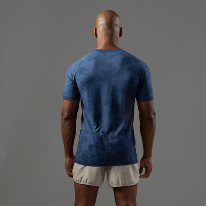 Camiseta Apex Dry New Lupus Marinho - Sem Costura