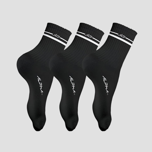 KIT 3 MEIAS FEMININAS CANO MÉDIO