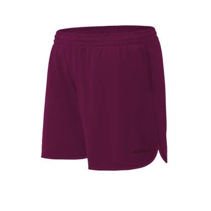 Kit 5 Shorts de Corrida Bordô