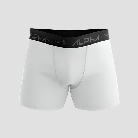 Cueca Boxer Alpha Co Branco