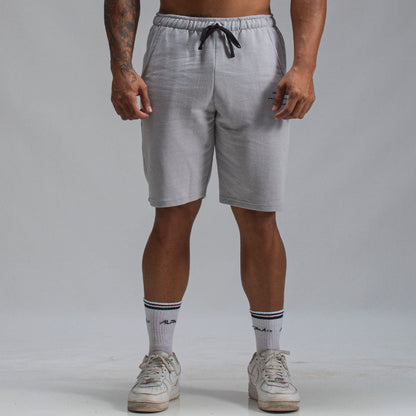 Bermuda Moletom Athletic Cinza