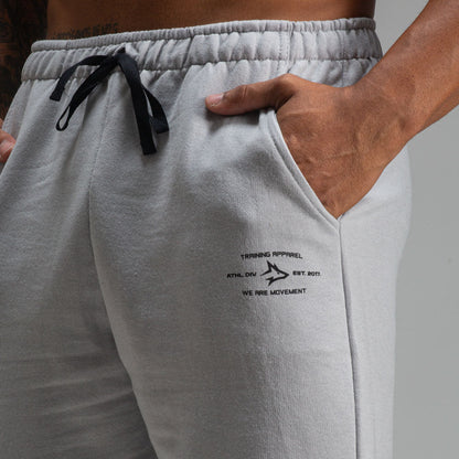 Bermuda Moletom Athletic Cinza