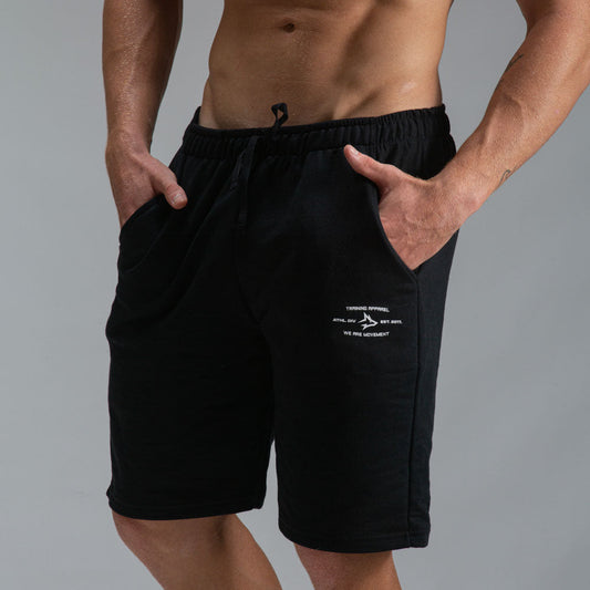 Bermuda Moletom Athletic Preto