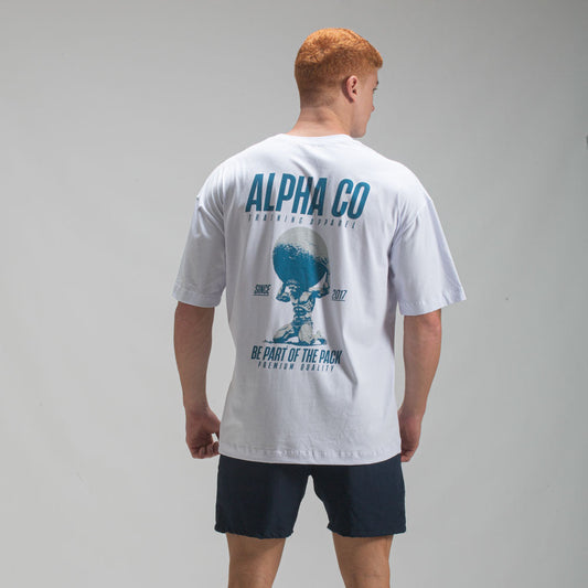 Camiseta Oversized Power Branco