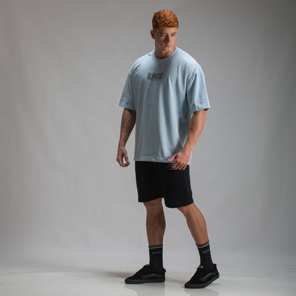 Camiseta Oversized Solid Azul Celeste