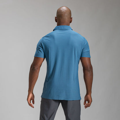 Camisa Polo Dry Fit Urban Azul Céu