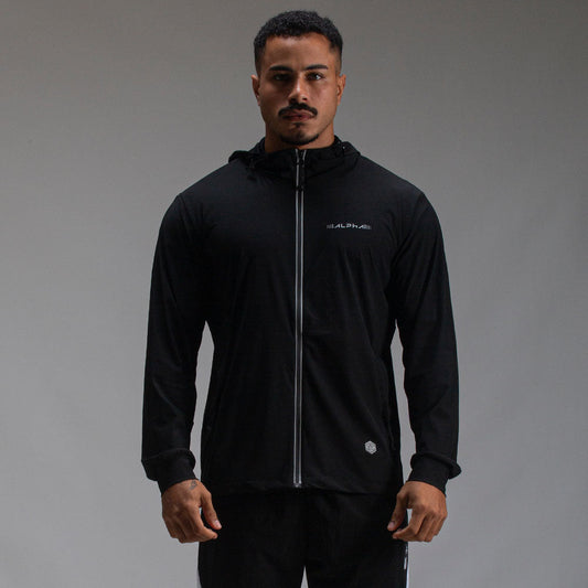 Corta Vento Com Capuz Intense Preto
