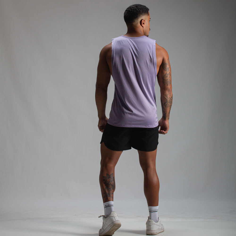 Regata Machão Dry Fit Lupus Core Lilás Malva